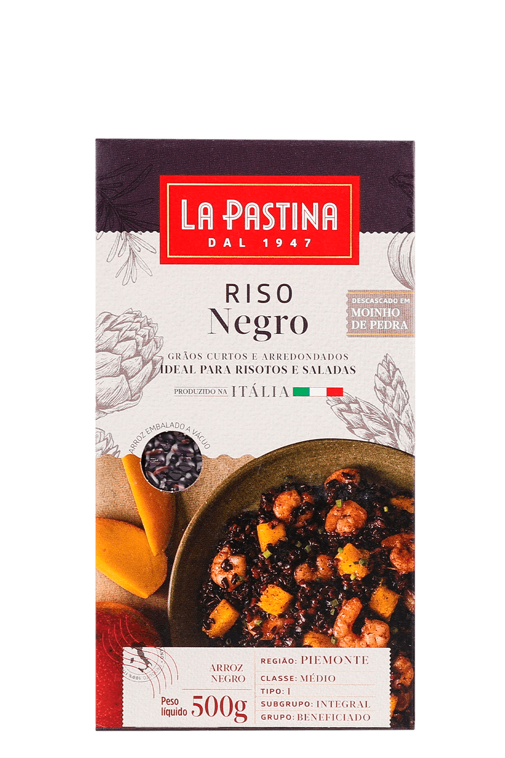 12903 - Arroz Negro Italiano 500g La Pastina.png